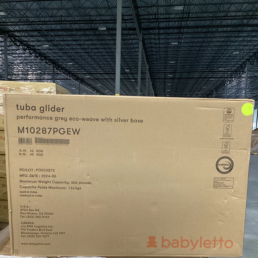 Tuba Swivel Glider - Performance Gray Eco-Weave