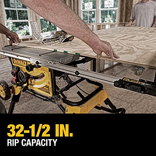 2025 DEWALT 10 Inch Table Saw, 32-1/2 Inch Rip Capacity, 15 Amp Motor, With Rolling