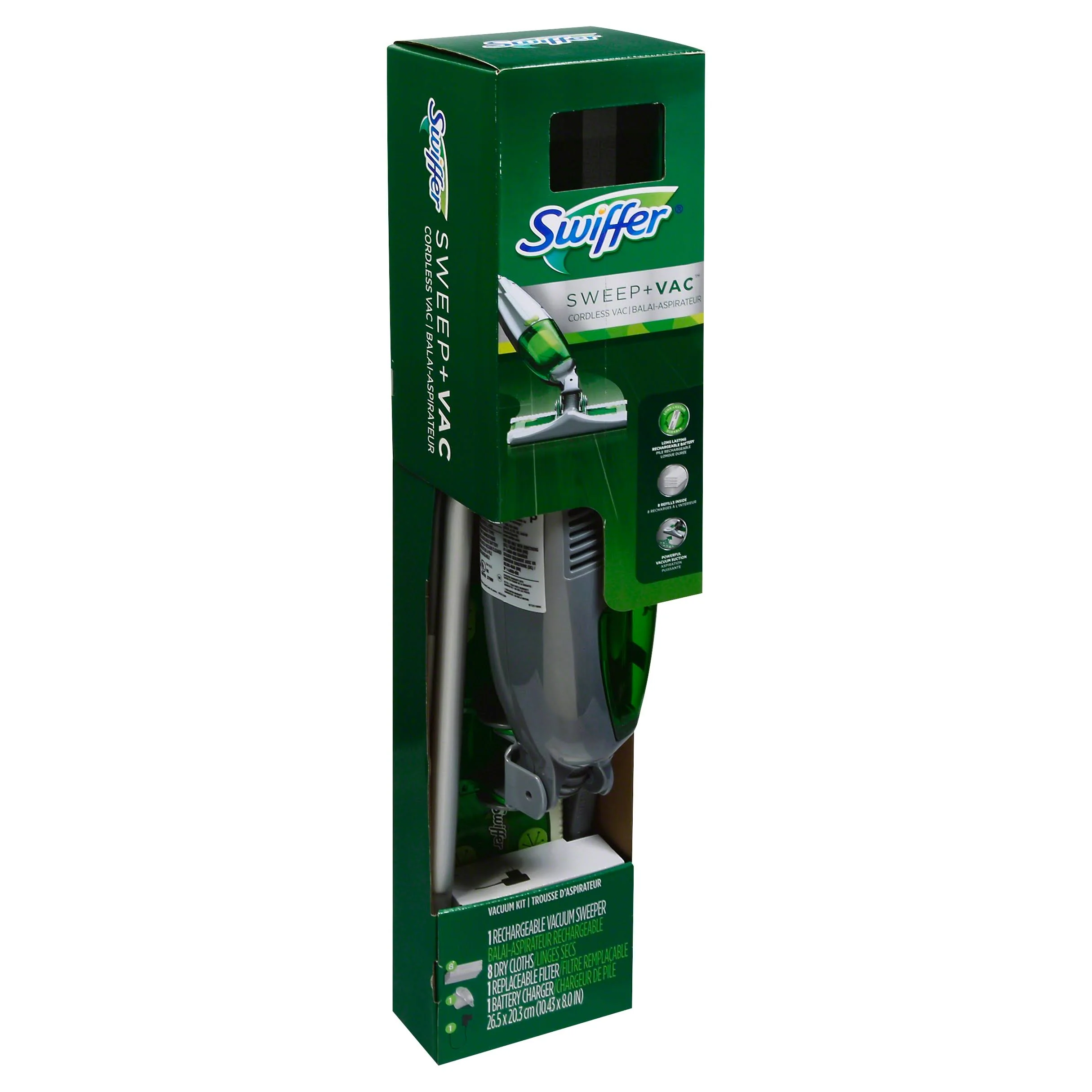 2025 Swiffer Vacuum Kit, Sweep + Vac, Cordless