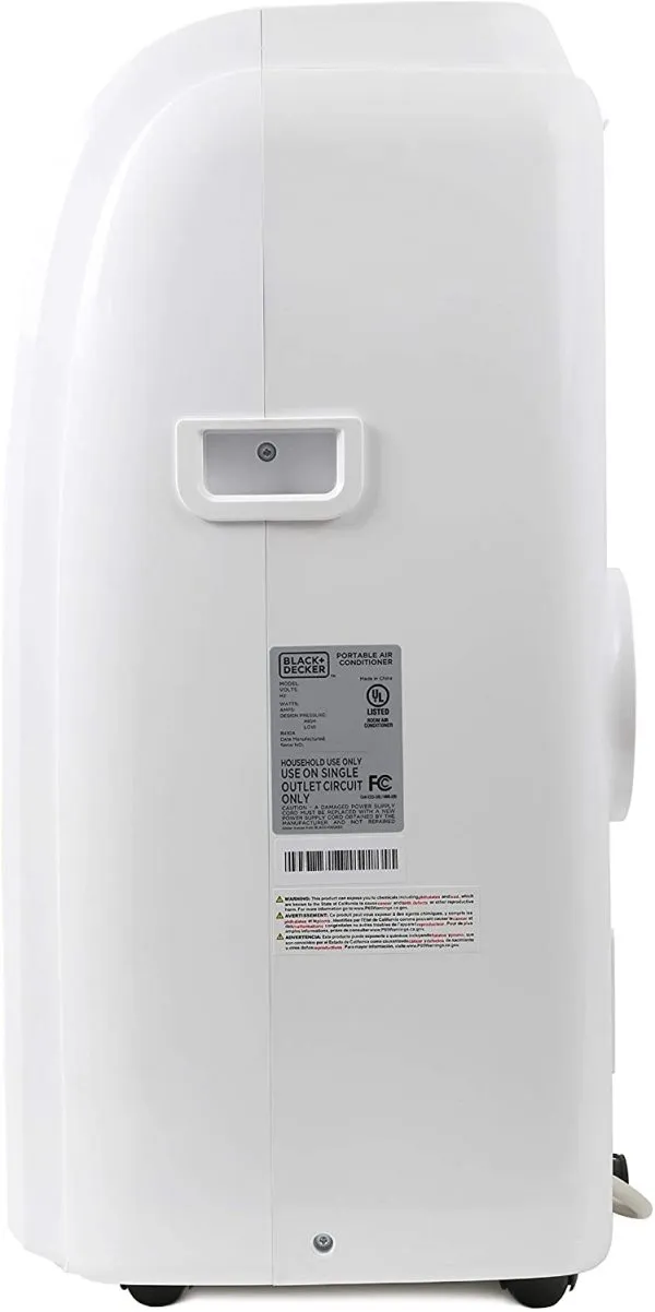 14,000 BTU Portable Air Conditioner with Heat and Remote Control, White