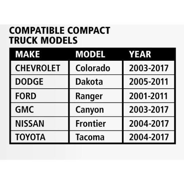 Husky 61.86′′ Matte Black Aluminum Low Profile Truck Tool Box for Mid-Size Trucks