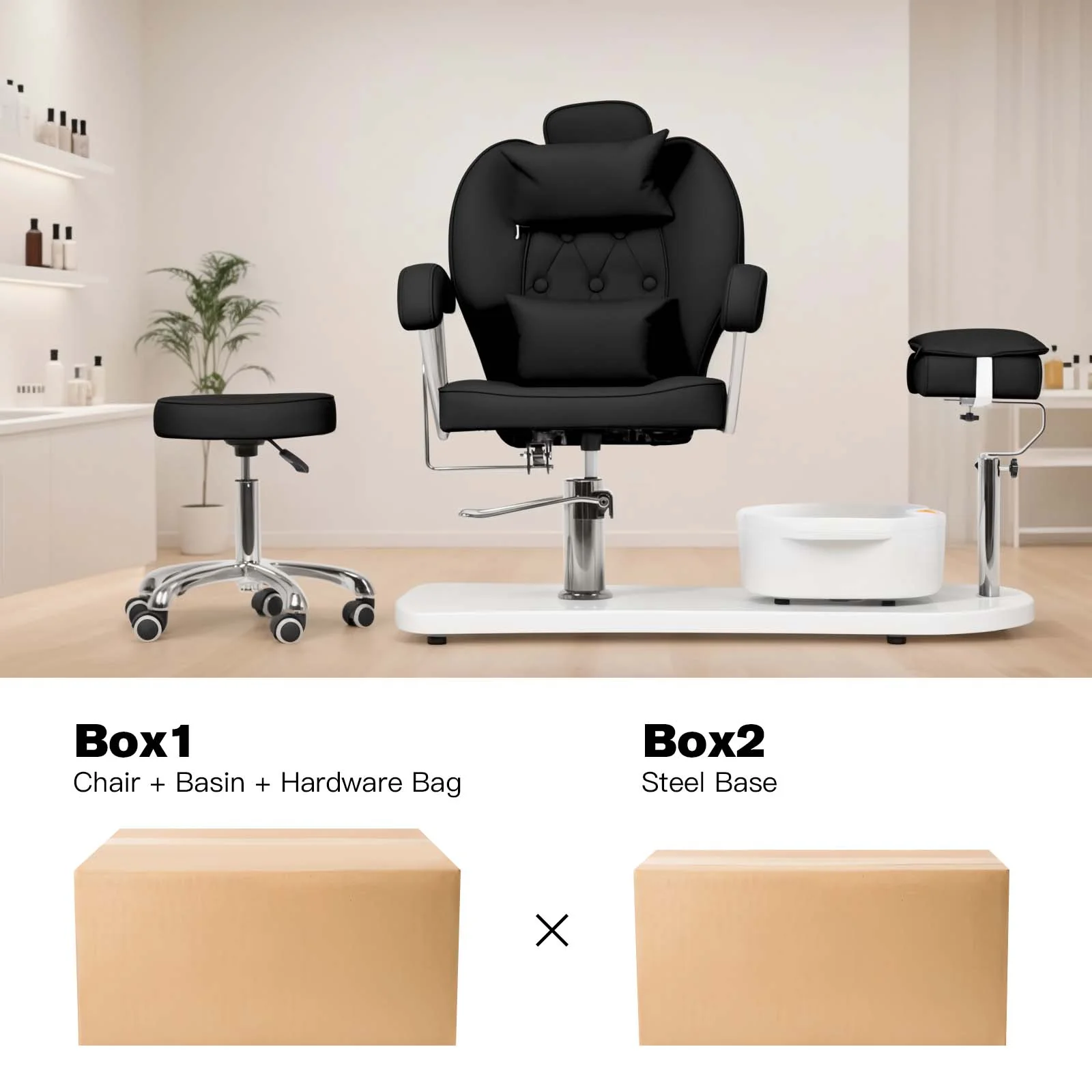 Advwin Pedicure Chair with Adjustable Height