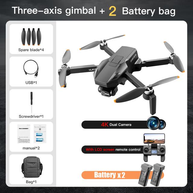 S135 Drone - 8K HD ESC Dual Camera GPS 5G 28 Minutes 3-Axis Gimbal Brushless Motor Professional Camera Drone