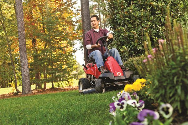 Troy-Bilt TB30 382cc 30′′ 6-Speed Riding Lawn Mower, Remanufactured, Compact Design, Adjustable Height