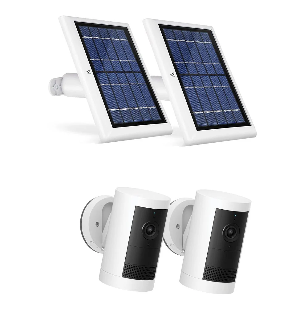 Ring Outdoor Cam Plus Battery+ Wasserstein Solar Panel Bundle