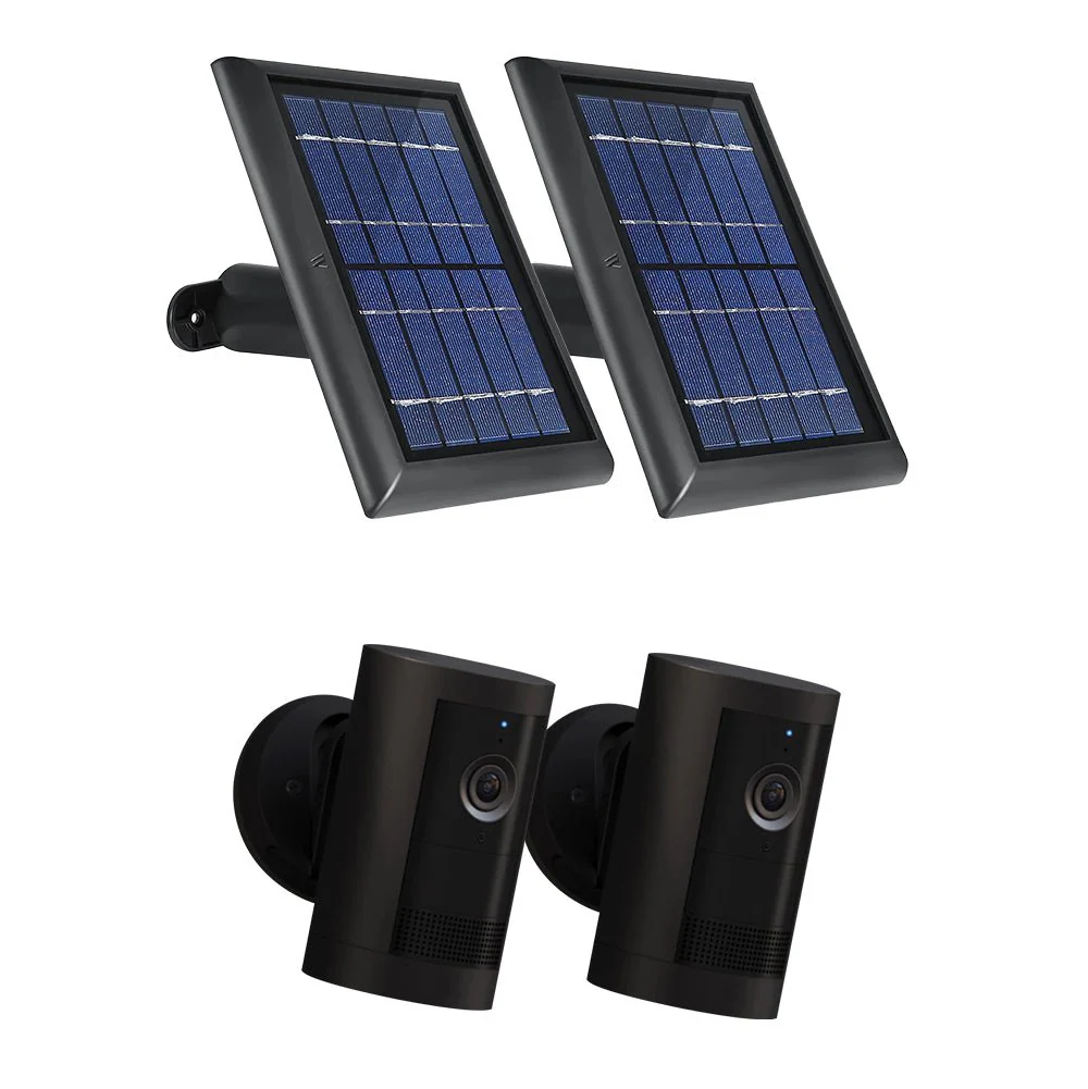 Ring Outdoor Cam Plus Battery+ Wasserstein Solar Panel Bundle