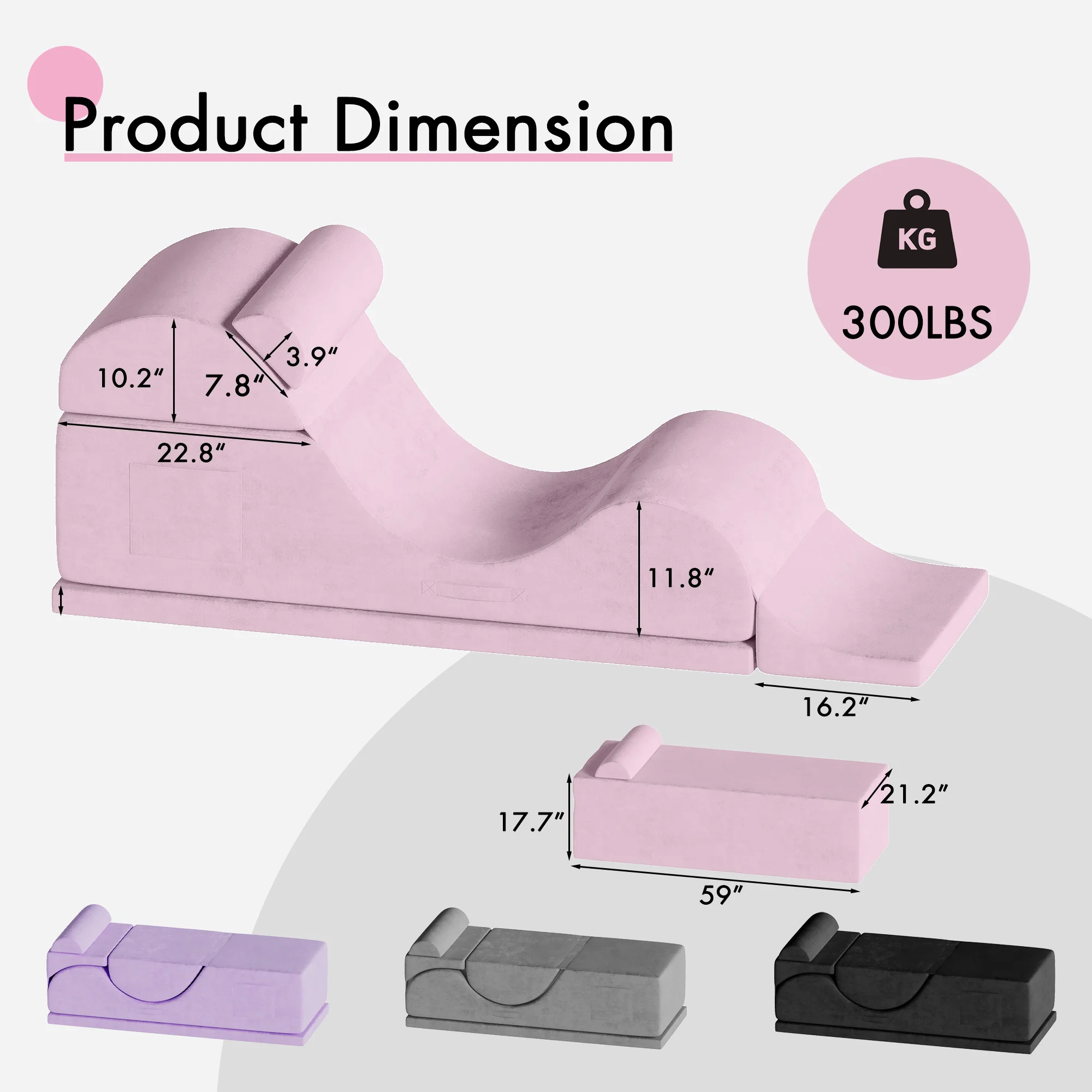 Advwin Convertible Yoga Chair for Adults