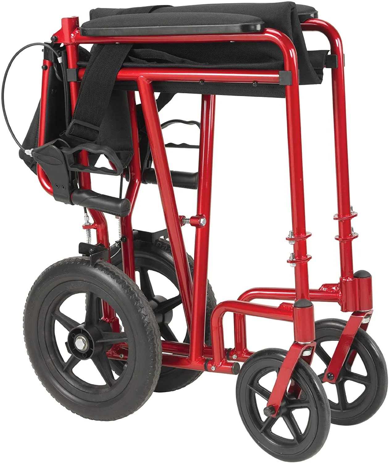 DRIVE MEDICAL EXP19LTRD LIGHTWEIGHT EXPEDITION FOLDING TRANSPORT WHEELCHAIR WITH HAND BRAKES