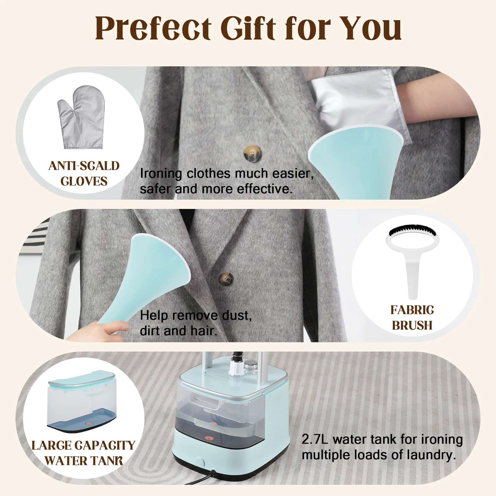 Advwin Garment Steamer 10 Steam Levels