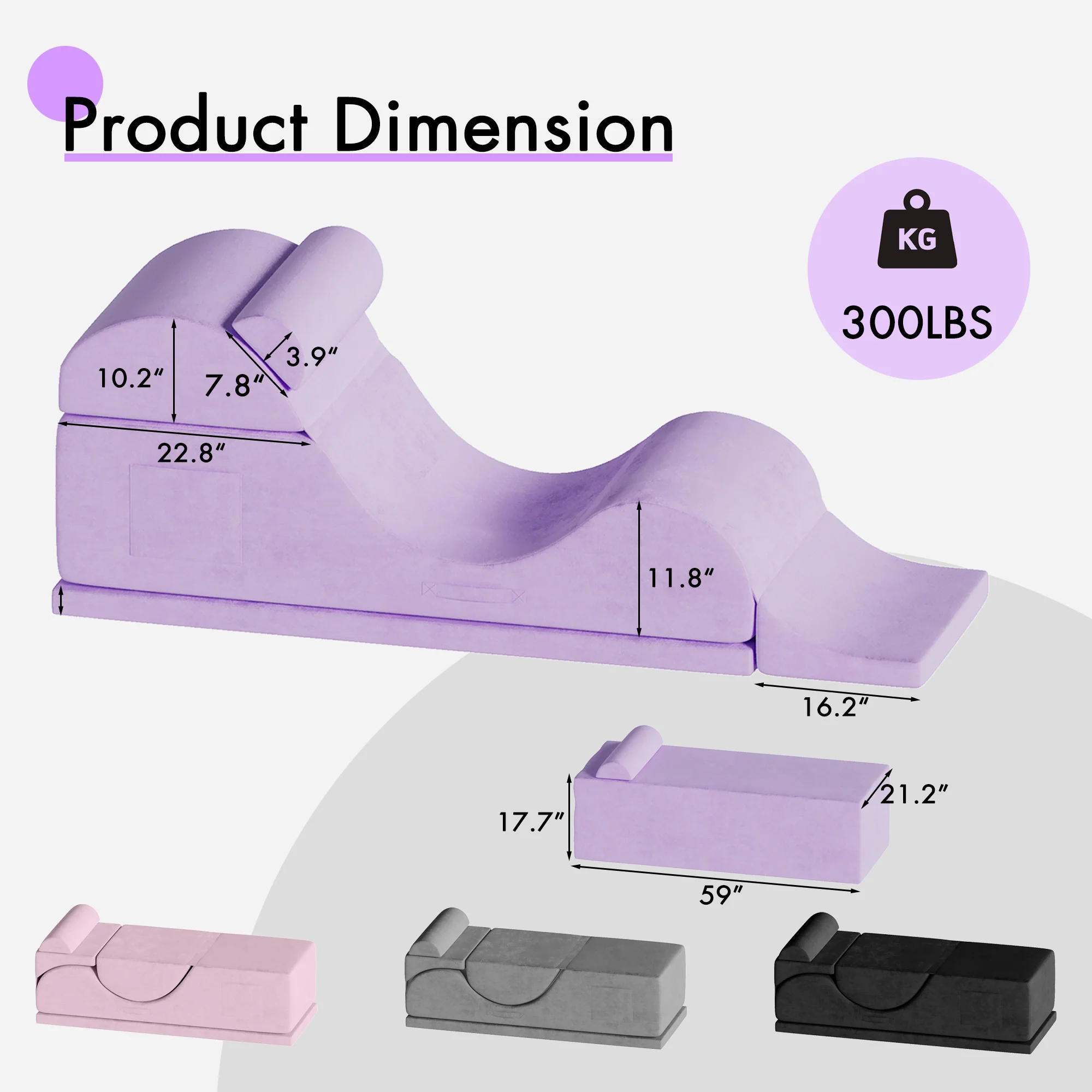 Advwin Convertible Yoga Chair for Adults