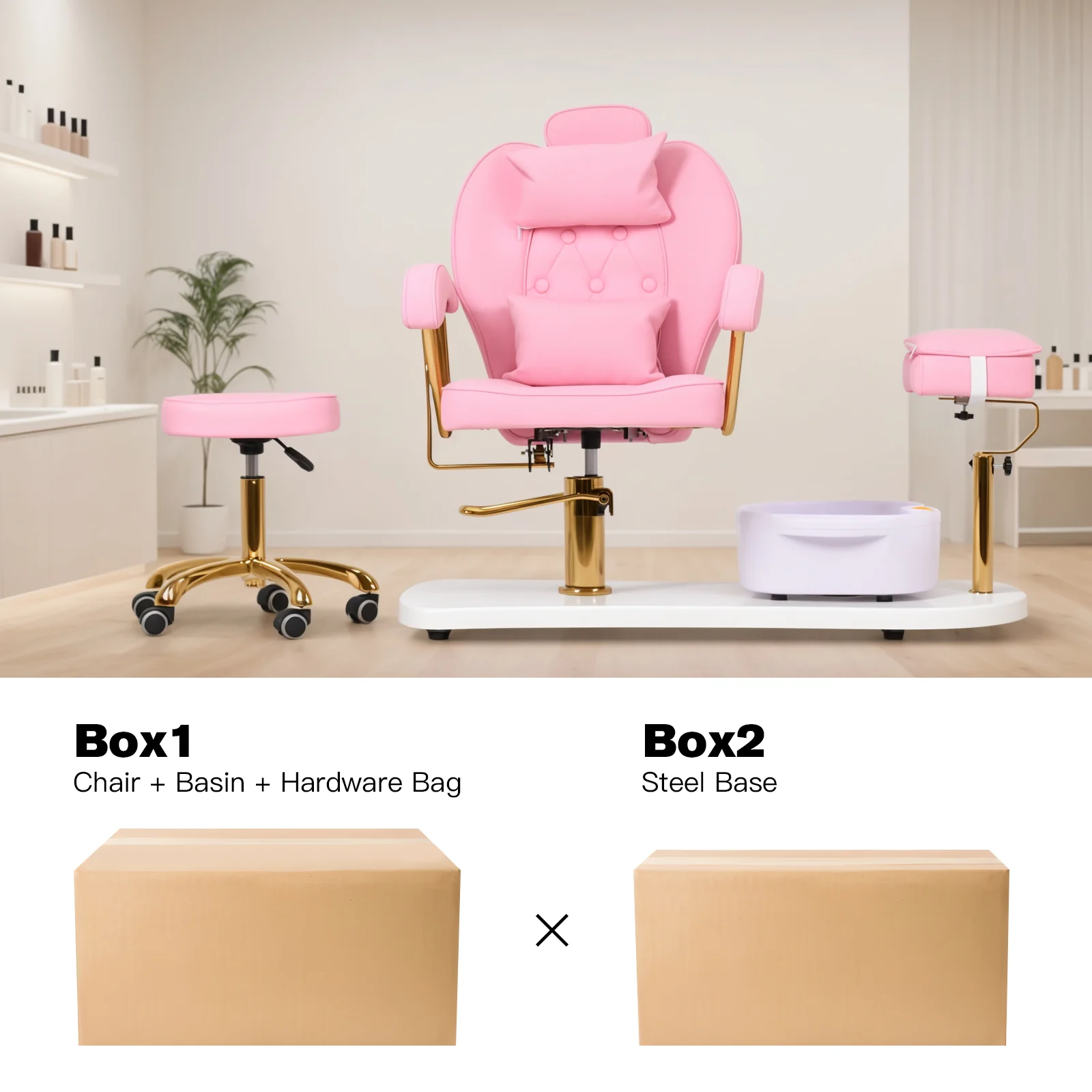 Advwin Pedicure Chair with Adjustable Height