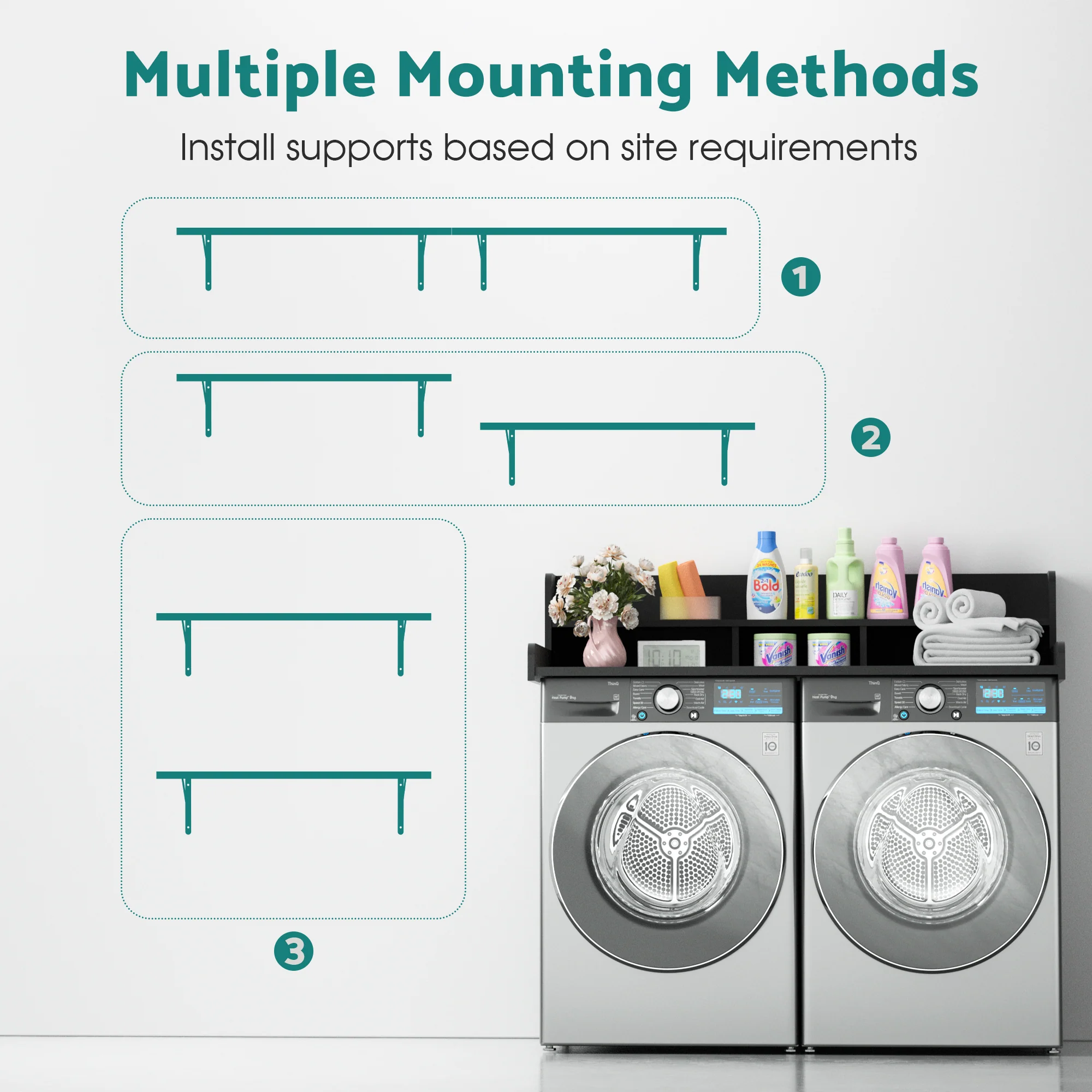 Advwin Washer Dryer Countertop 54