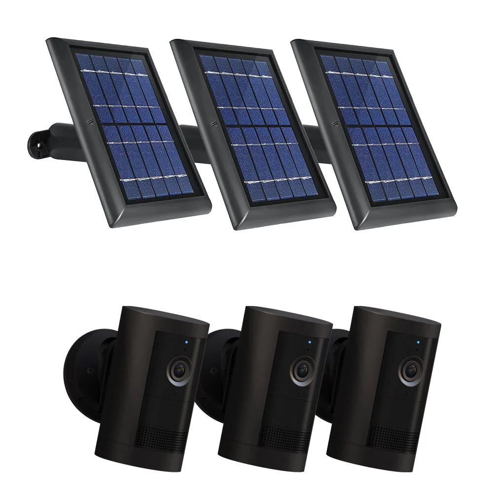 Ring Outdoor Cam Plus Battery+ Wasserstein Solar Panel Bundle