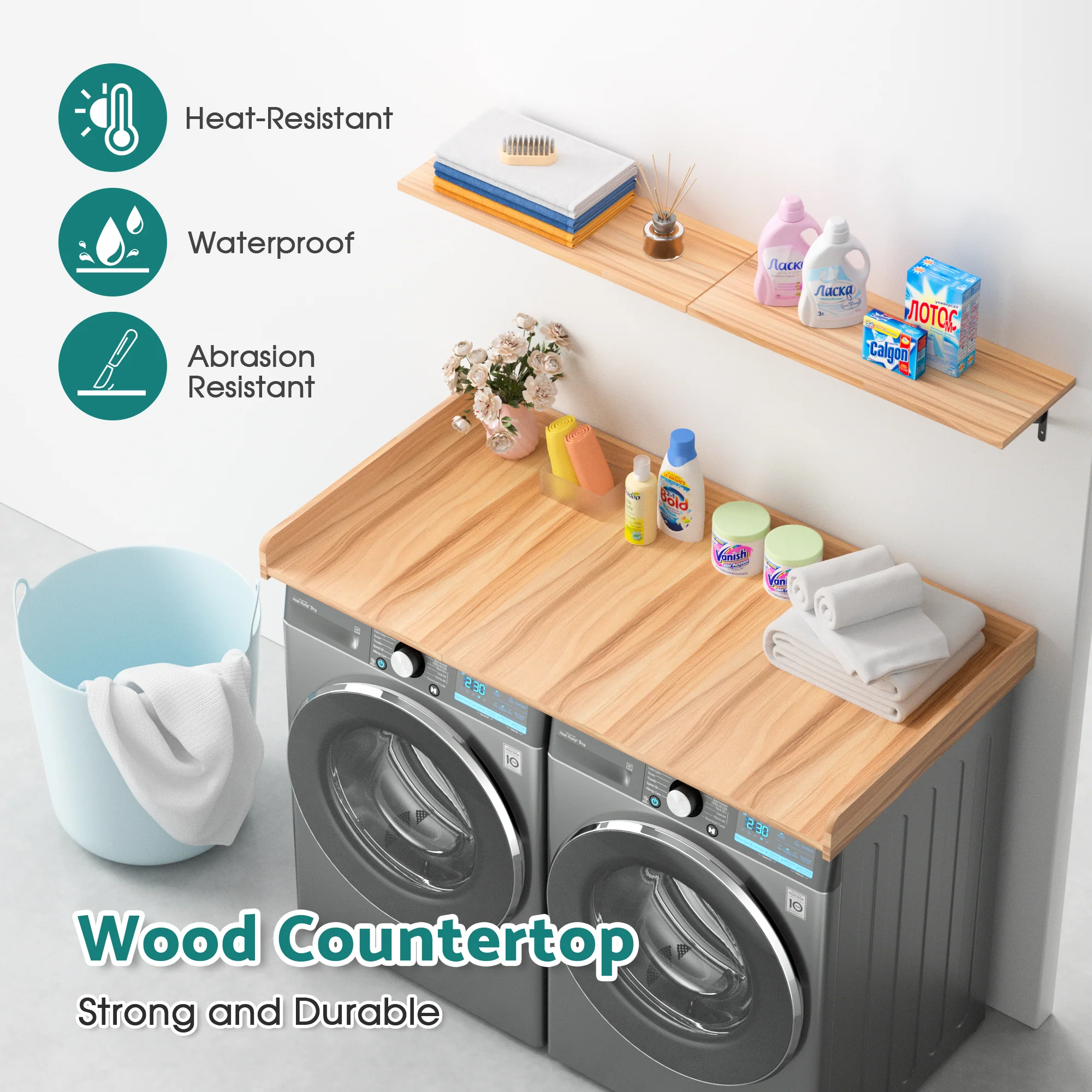 Advwin Washer Dryer Countertop 54