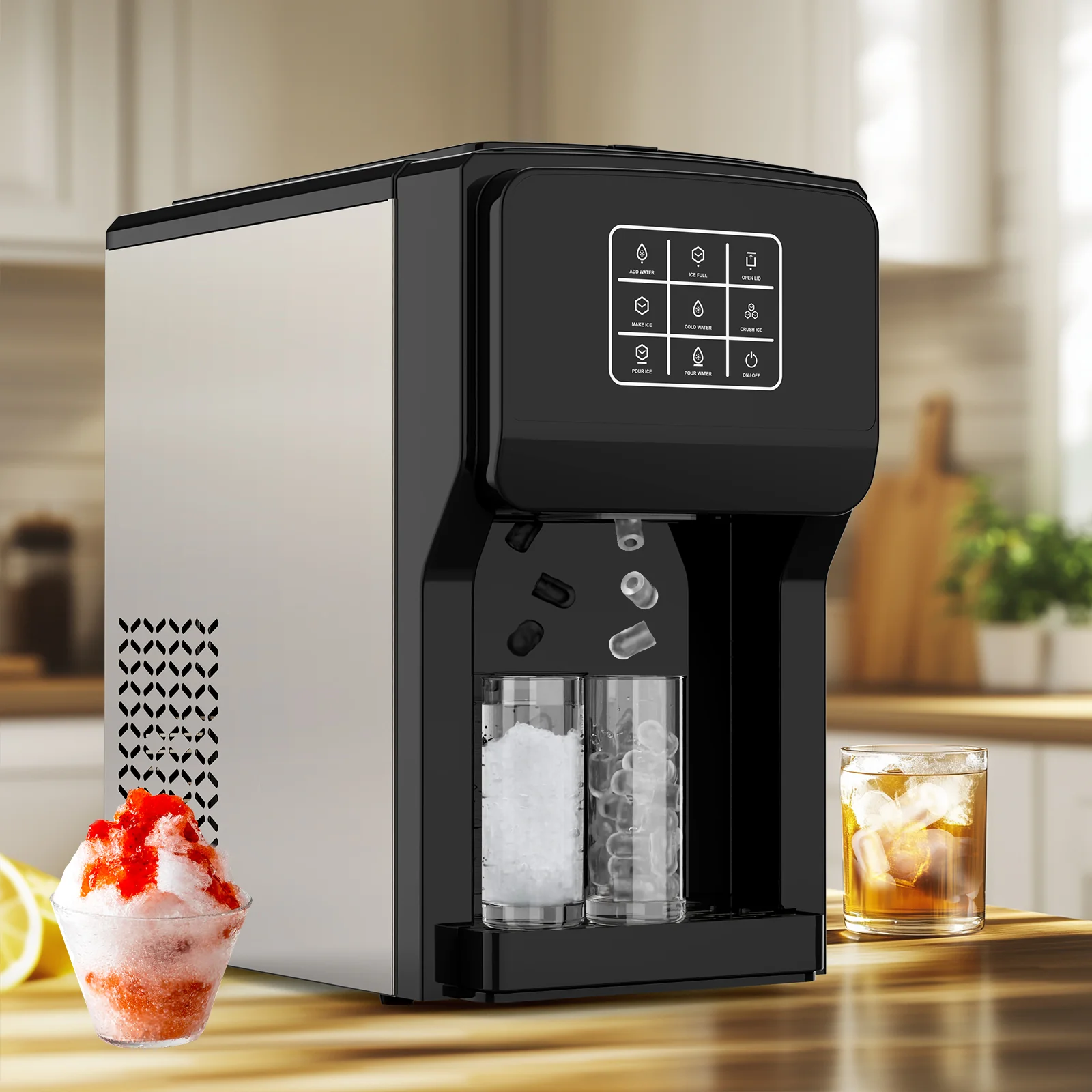 Advwin 3-in-1 Water Dispenser w/ Nugget Ice Maker