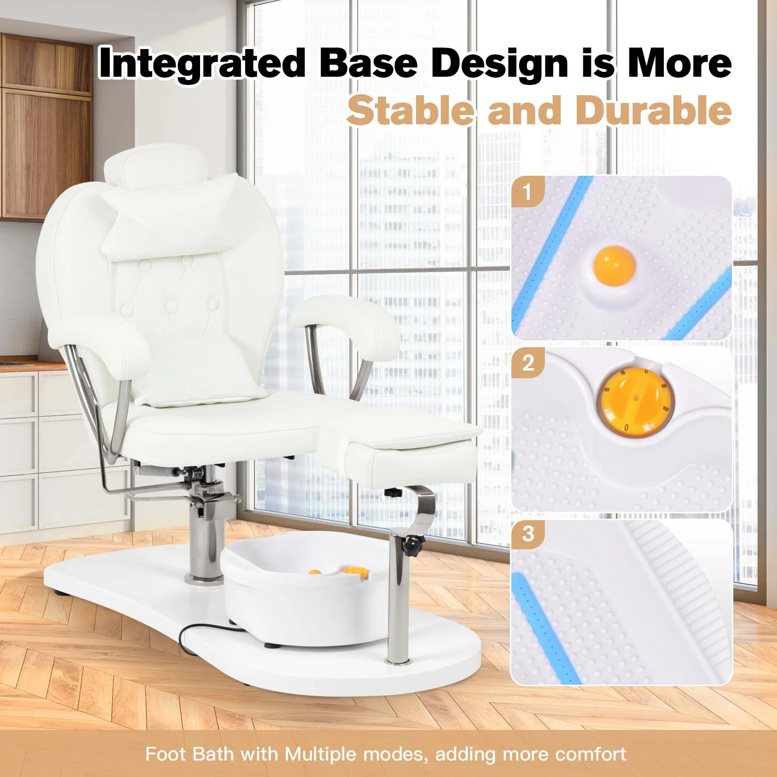 Advwin Pedicure Chair with Adjustable Height