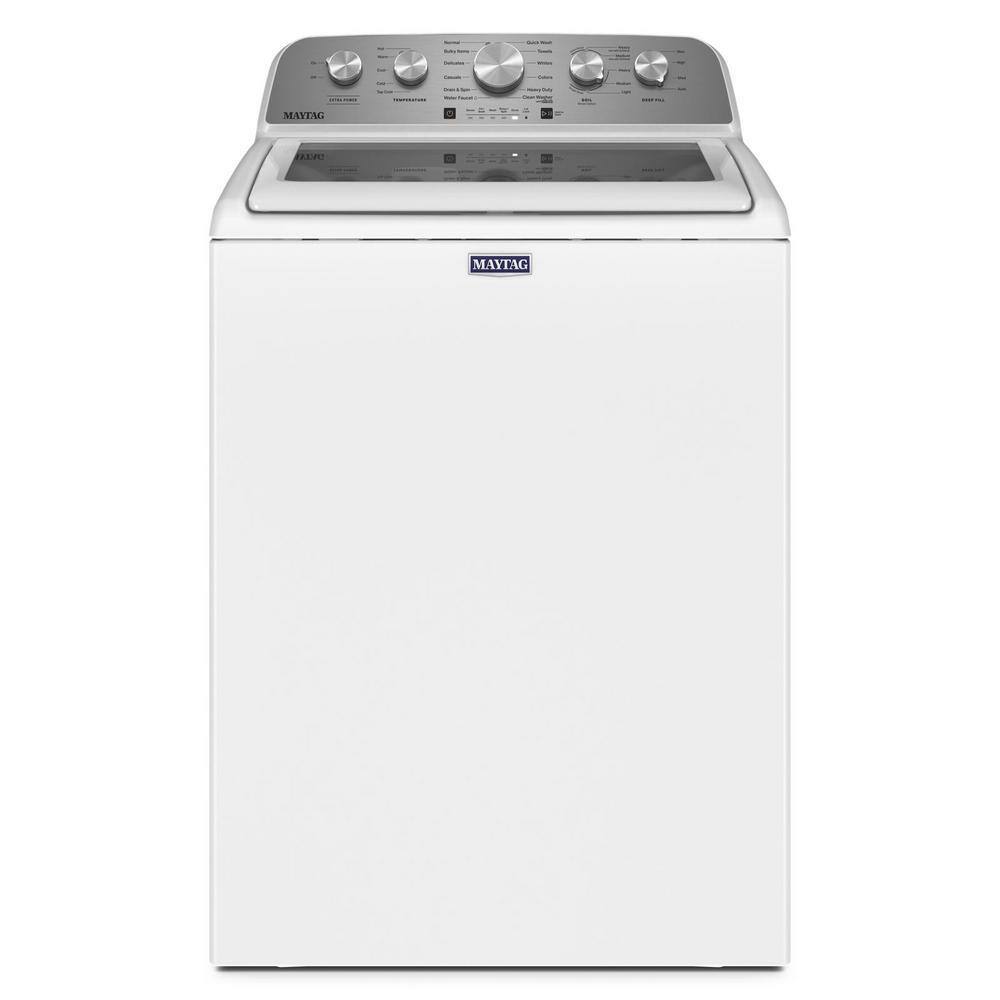 2025 Maytag 4.8 cu. ft. Top Load Washer with Extra Power Boost, White – MVW5430MW