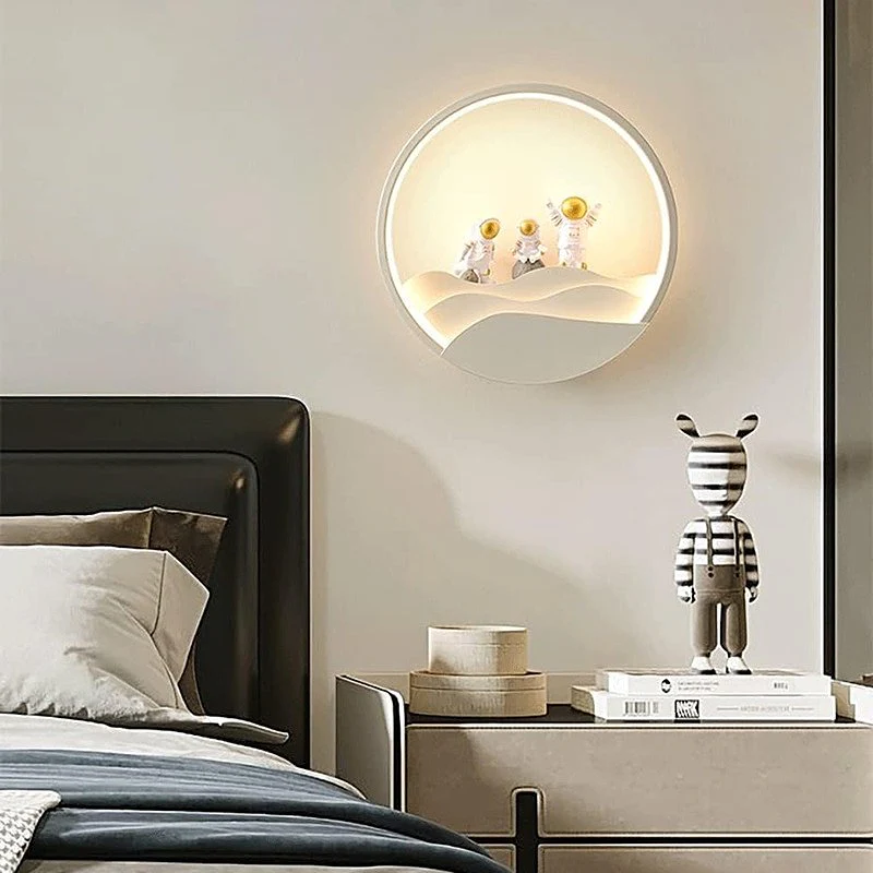 Astronaut Wall Lamp with TriColor LED Light - 11
