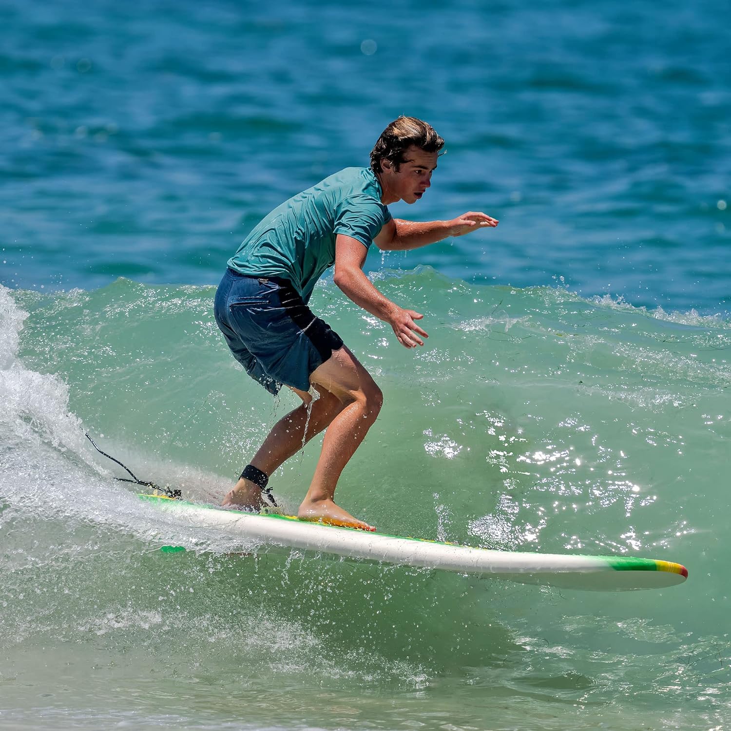 Classic Soft Top Foam 8ft Surfboard