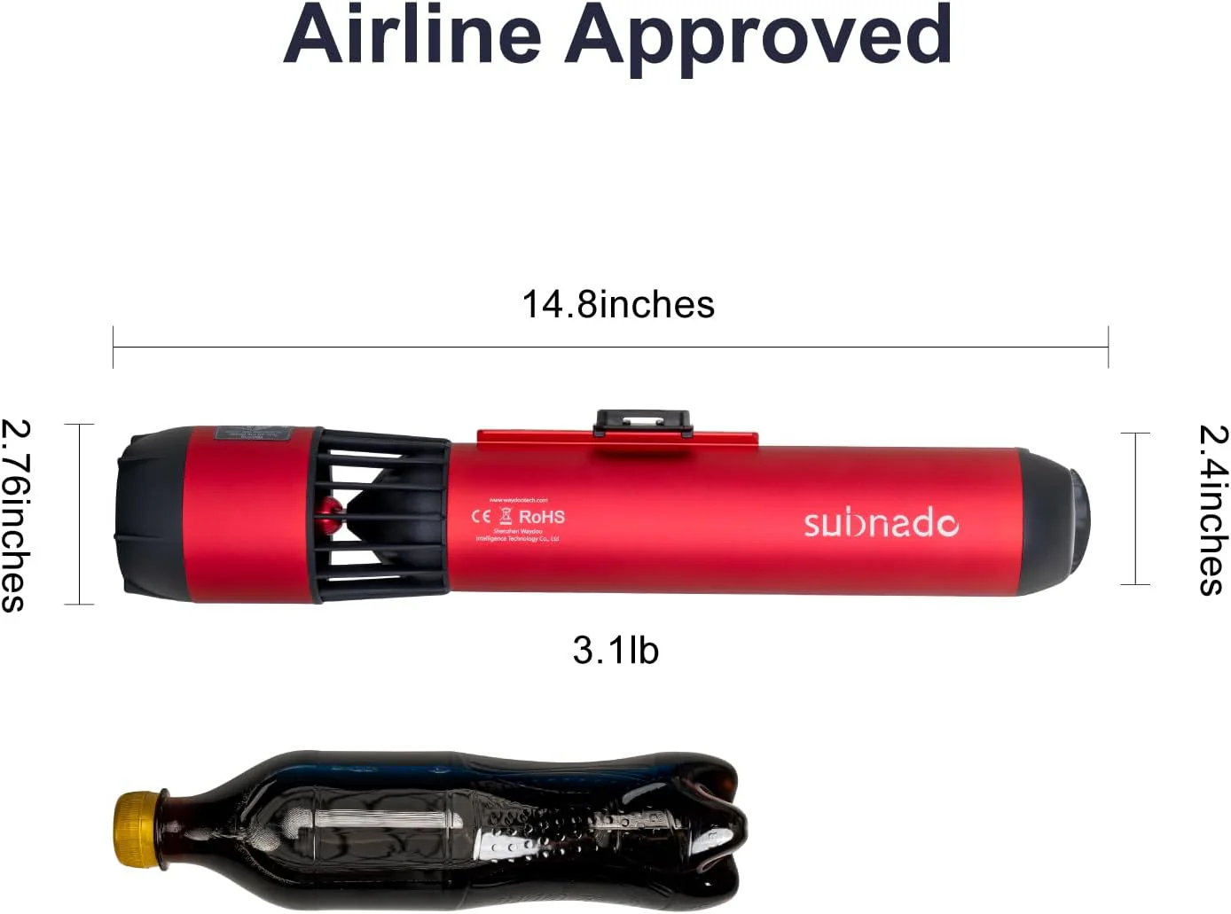 Underwater Scooter Black and Red Special Version