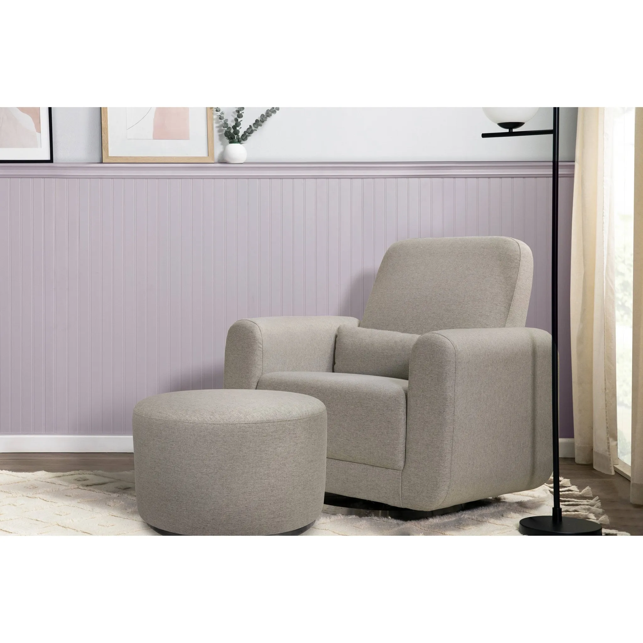 Tuba Swivel Glider - Performance Gray Eco-Weave