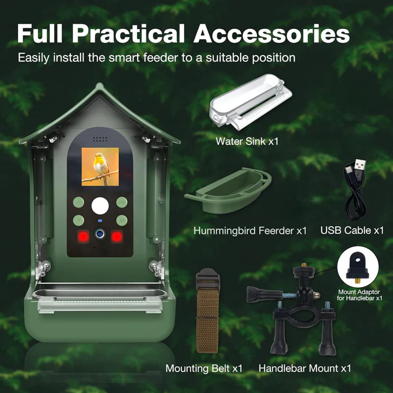 Smart Bird Feeder with PIR Motion Detection and Auto Capture