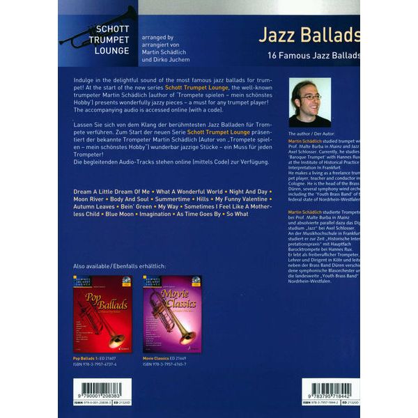 Schott Jazz Ballads Trumpet