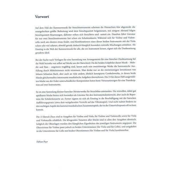 Ricordi Barock-Duos Violin und Viola