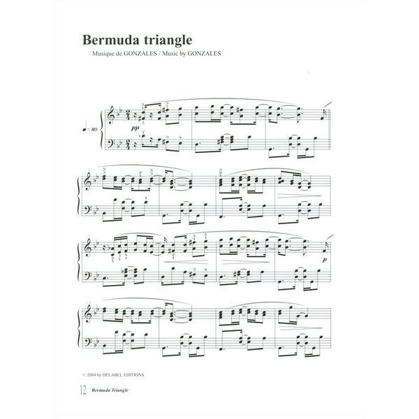 Editions Bourges Chilly Gonzales Note Vol. 2