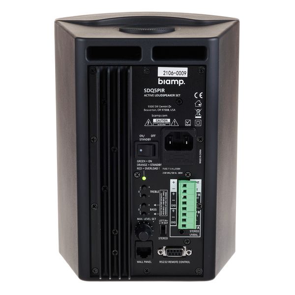 Biamp Systems SDQ5PIR Black