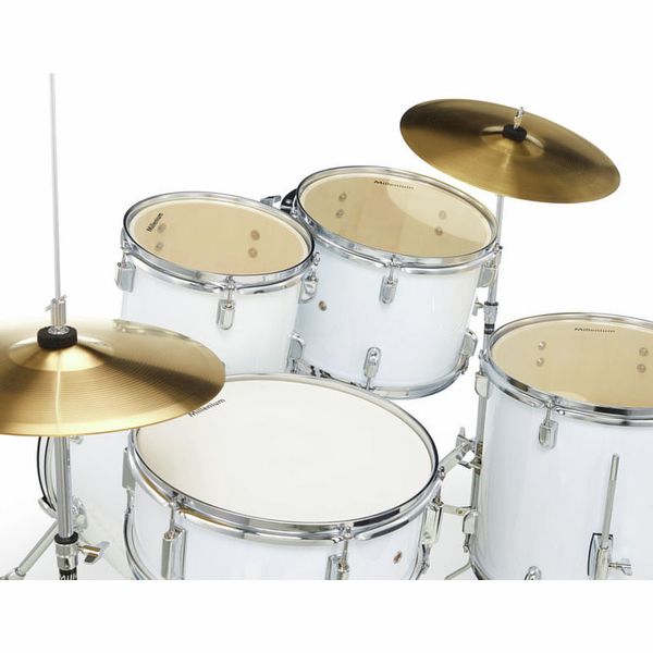 Millenium Focus 18 Drum Set White