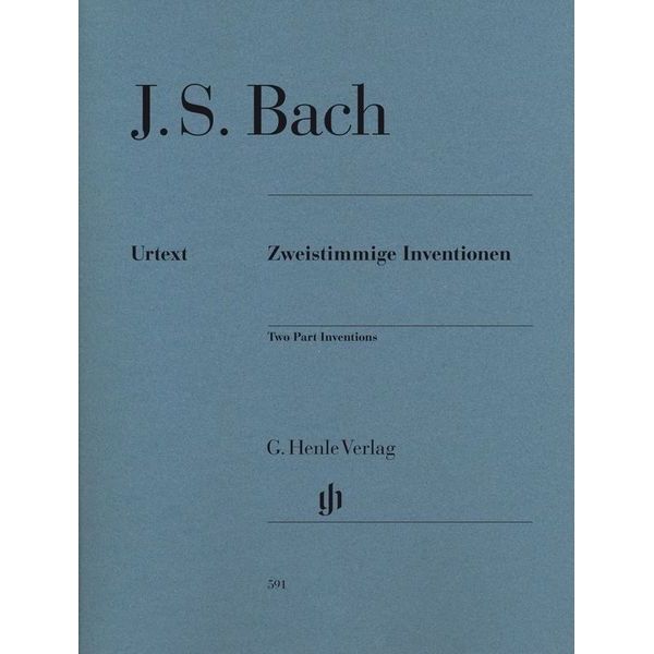 Henle Verlag Bach Zweistimmige Inventionen