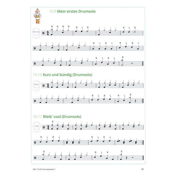 Blser-Schulen-Verlag Gemeinsam Lernen 1 Drumset