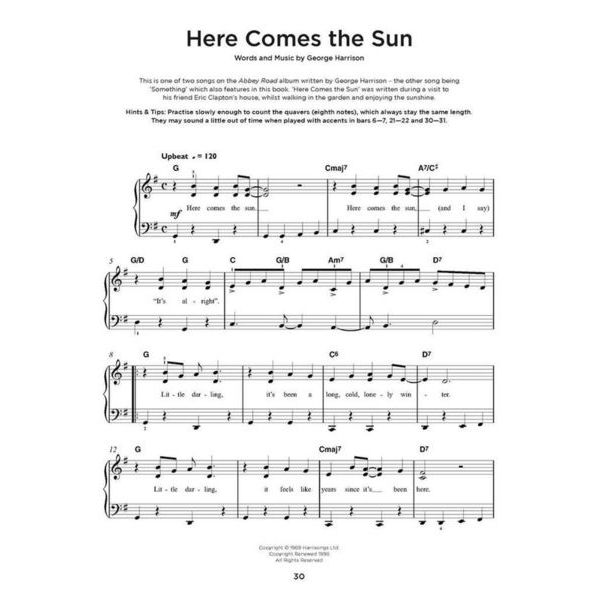 Hal Leonard Really Easy Piano Beatles