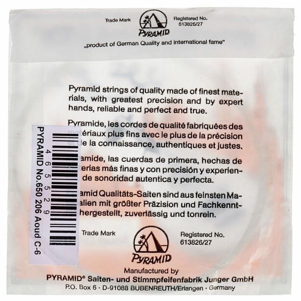 Pyramid Arabic Oud Single String C