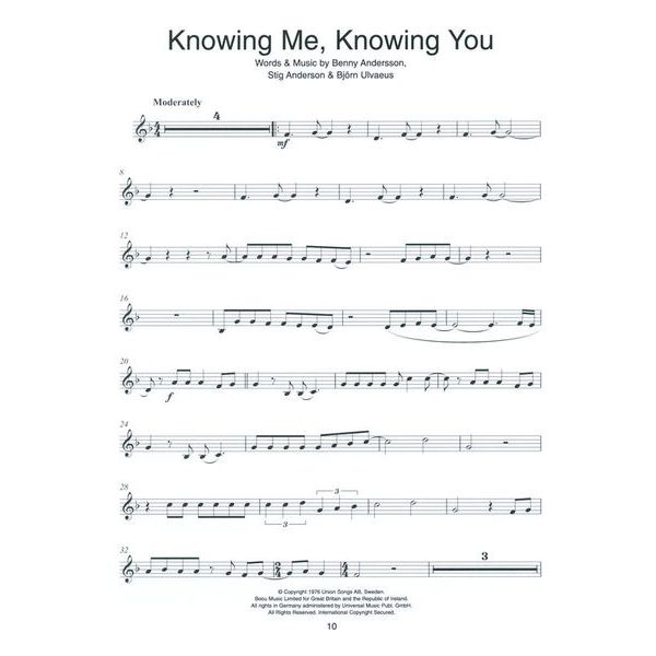 Wise Publications Abba Gold Violin