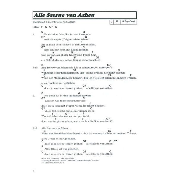 Musikverlag Hildner 140 deutsche Schlager 90