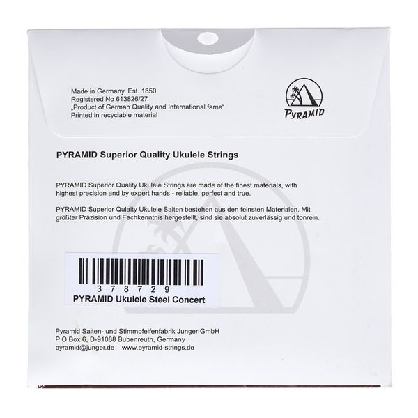 Pyramid Ukulele Steel String Concert