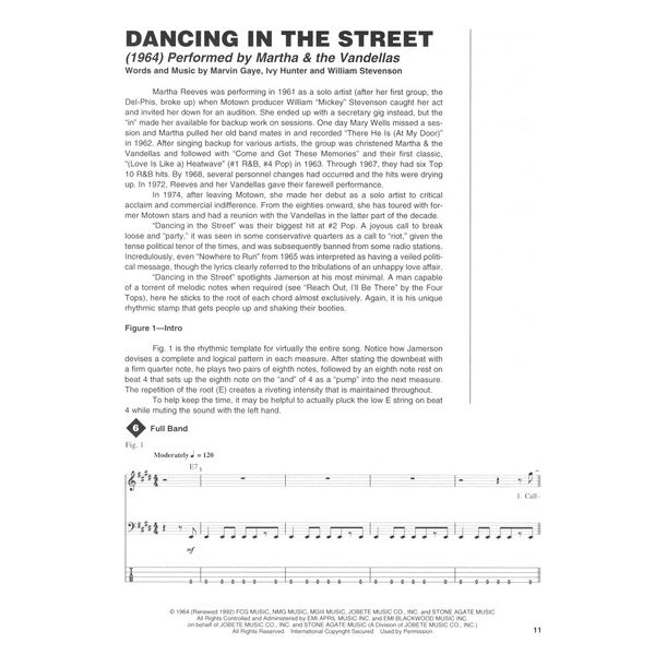 Hal Leonard Motown Bass Signature Licks