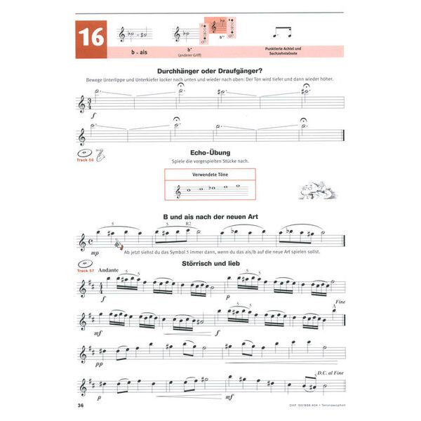 De Haske H&ouml;ren Lesen Schule 2 Tenor Sax