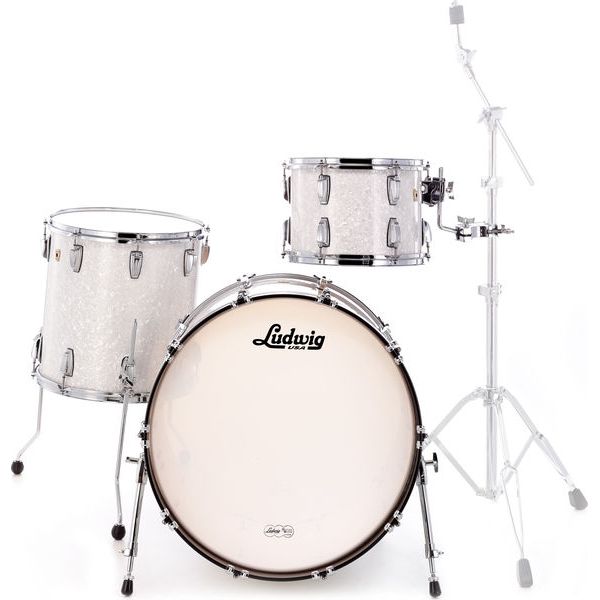 Ludwig Classic Maple Rock White Mar.