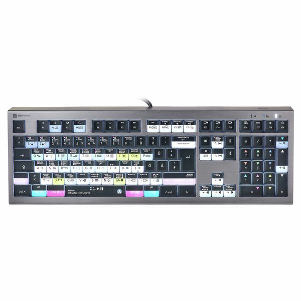 Logickeyboard Astra 2 Davinci Resolve DE Mac