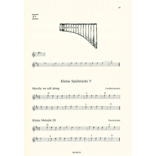 Zimmermann Verlag Schule für Panflöte