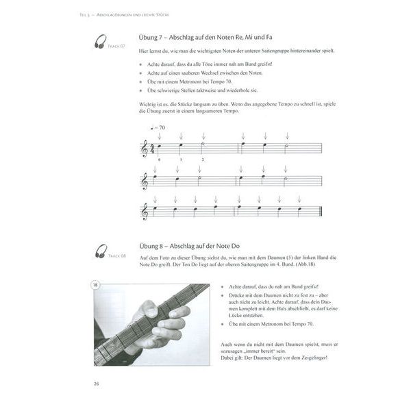 Schott Baglama spielen Tezene-Technik