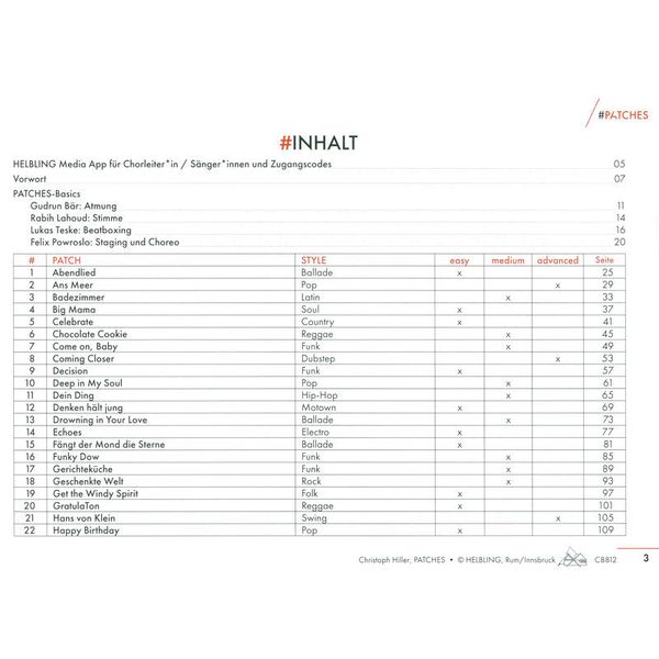 Helbling Verlag Patches