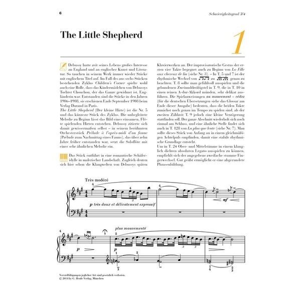 Henle Verlag Am Klavier Debussy