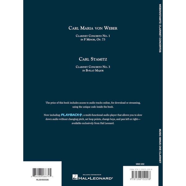 Music Minus One Weber Clarinet Concerto No. 1