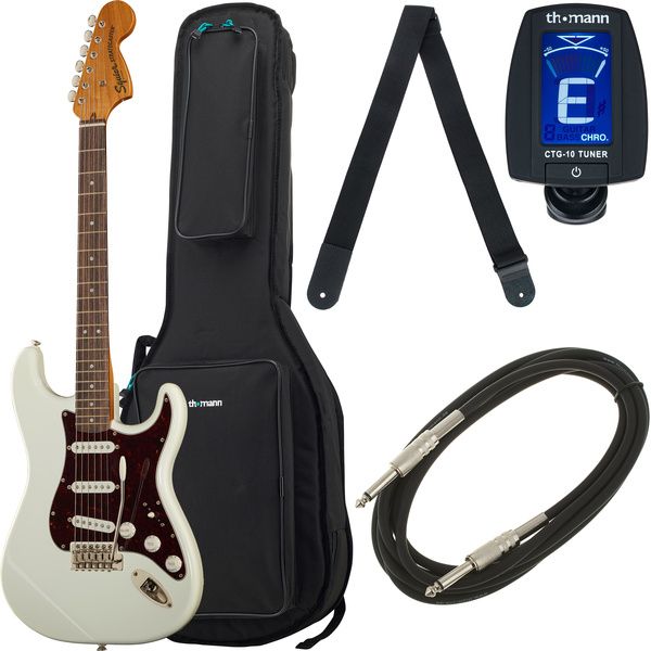 Squier CV 70s Strat LRL OWT Bundle