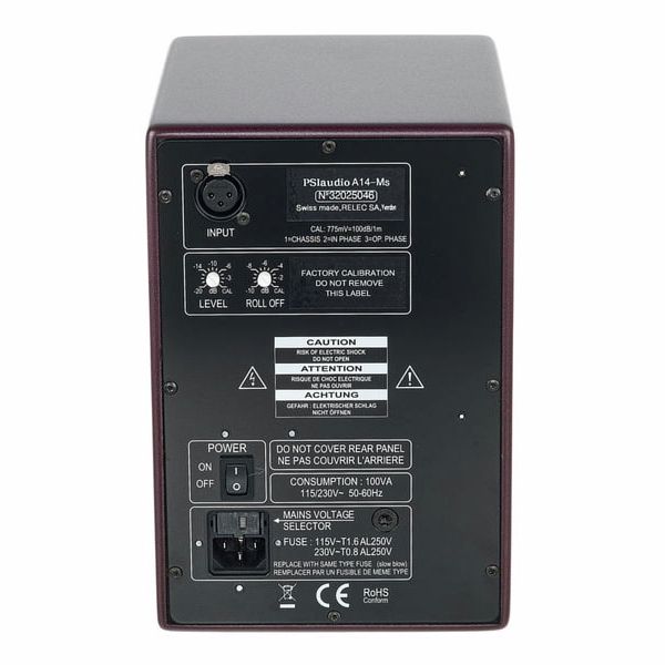 PSI Audio A14-M Studio Red