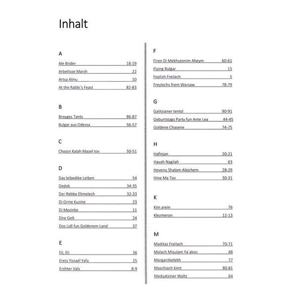 Purzelbaum Verlag Akkordeon Power Klezmer